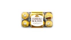 Ferrero Rocher Fine Hazelnut and Milk Chocolate Pralines Sharing Box T16 200g