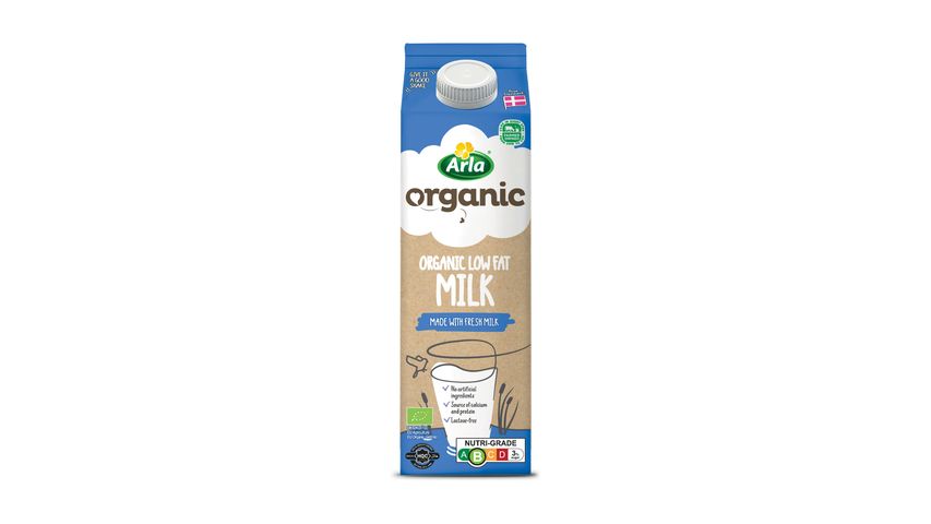 Arla Organic Low Fat Milk 900ml