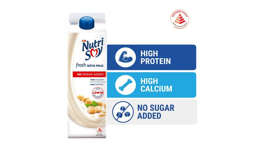 Nutrisoy Fresh Soya Milk No Added Sugar 946ml