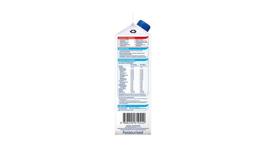 Nutrisoy Fresh Soya Milk No Added Sugar 946ml