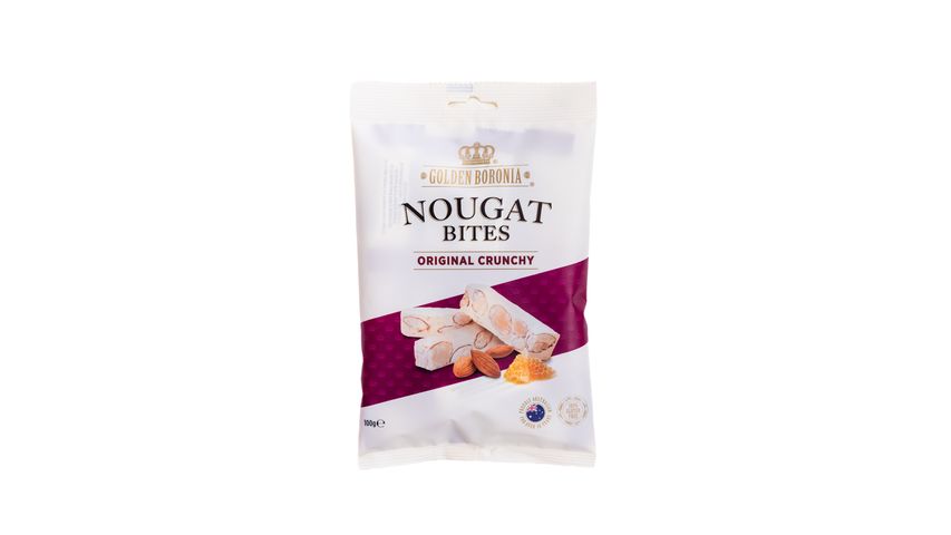Golden Boronia Almond Crunchy Nougat 100g