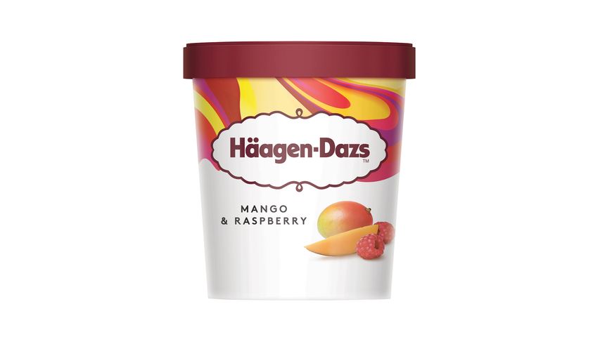 Haagen-Dazs Mango & Raspberry Ice Cream Pint 473ml