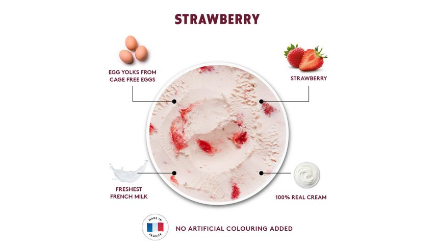 Haagen-Dazs Strawberry Ice Cream Pint 473ml