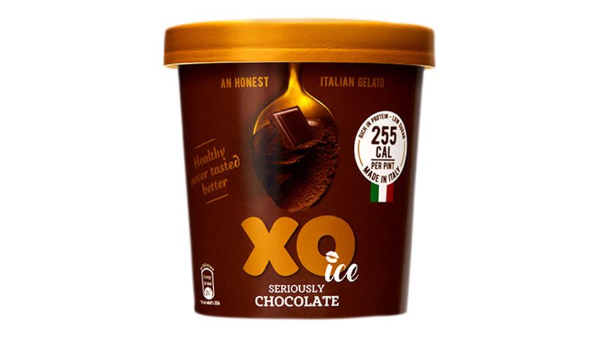 XO Ice Low Calorie High Protein Chocolate Gelato - Seriously Chocolate 473ml