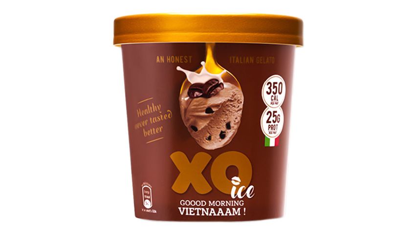 XO Ice Low Calorie High Protein Vietnamese Coffee Gelato - Goood Morning Vietnaaam! 473ml