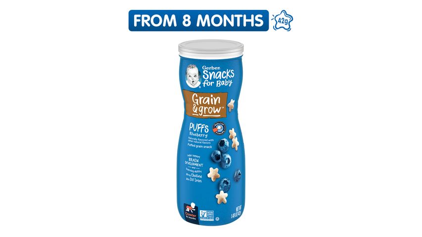 Gerber Blueberry Puffs (from 8 Months) 42g