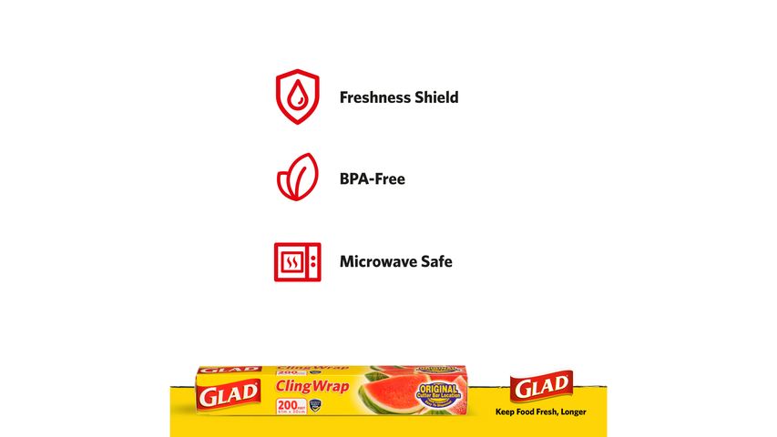 Glad Cling Wrap (30cm x 61m) 200ft