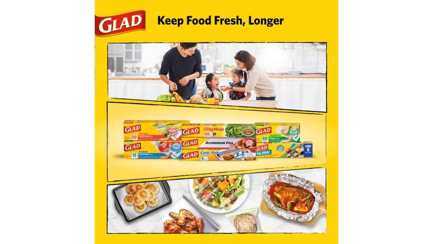 Glad Non-Stick Aluminium Foil 5m