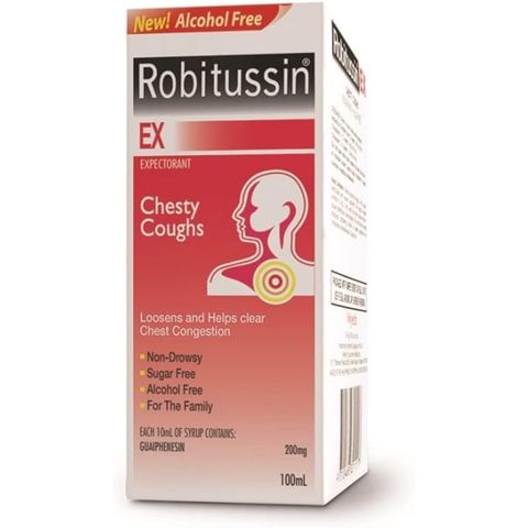 Robitussin EX Chesty Cough Syrup, 100ml