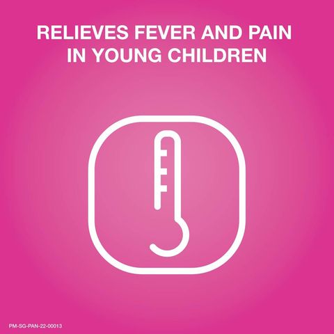 Panadol Children 1-12 Years Old Suspension, Paracetamol for Fast and Effective Pain Relief, Fever, Cold and Flu 60ml