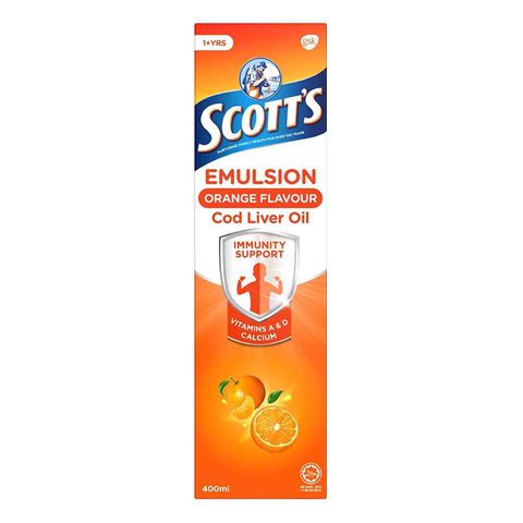 Scott's Cod Liver Emulsion (Orange) | 400 毫升