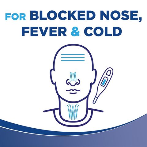 Panadol Cold Relief PE, Fast & Effective Relief for: Blocked Nose, Cold & Flu Symptoms, Headache, Fever 12pcs