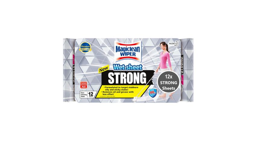 Magiclean Wiper Strong Wet Floor Cleaning Sheets 12s