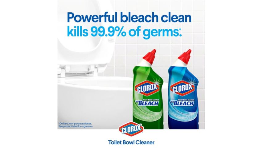 Clorox Toilet Bowl Cleaner Rain Clean (Twin Pack) 2 x 709ml