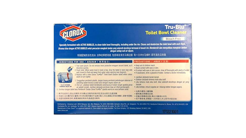 Clorox Tru Blu Toilet Bowl Cleaner 2 x 50g