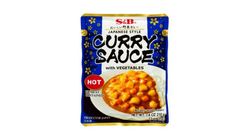 S&B Japanese Curry Sauce With Vegetables Hot 210g