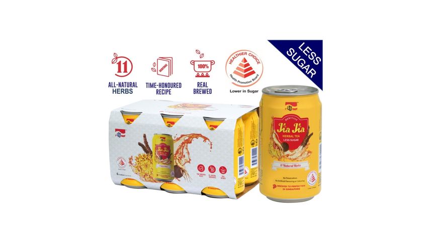 Jia Jia Herbal Tea - Heritage Less Sugar 6s x 300ml