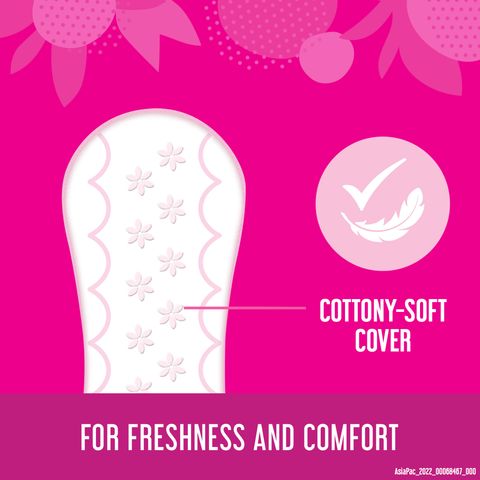 Carefree Breathable Shower Fresh Pantyliners 40s