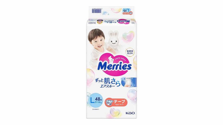 Merries Super Jumbo Tape L 48 Pieces