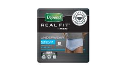 Depend Real Fit Adult Diaper Pants Men M 8s