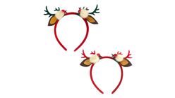 Partyforte Christmas Small Reindeer Horns Hairband 1s