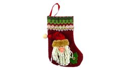Partyforte Christmas Santa Embroidered Stocking 1s