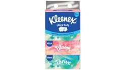 Kleenex 3Ply Moments Facial Tissue Box 4 x 100s