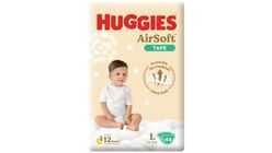 Huggies Gold Airsoft Tape Diapers L 44s
