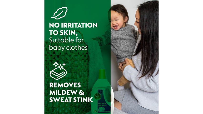 Dettol Disinfectant Laundry Sanitizer - Lavender 1.5L