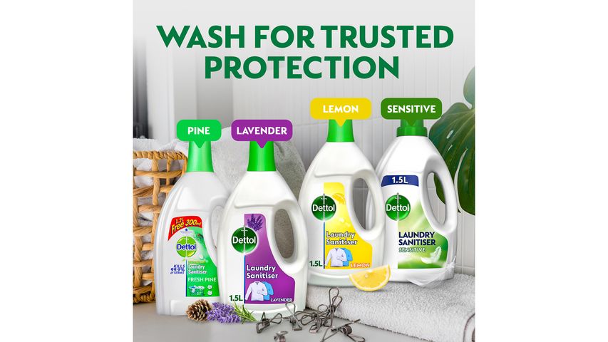 Dettol Disinfectant Laundry Sanitizer - Lavender 1.5L