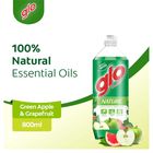 Glo Nature Dishwashing Liquid - Green Apple & Grapefruit 800ml
