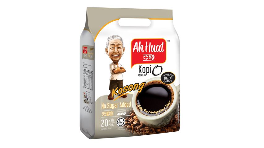Ah Huat Kopi O Kosong Black Coffee | 20x10g | 200 公克