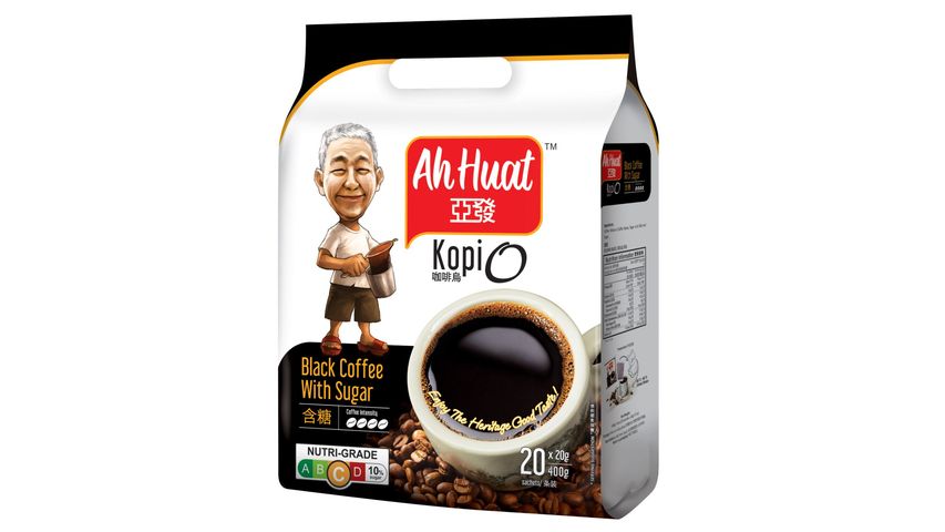 Ah Huat Kopi O (With Sugar) Sachet 20s x 20g