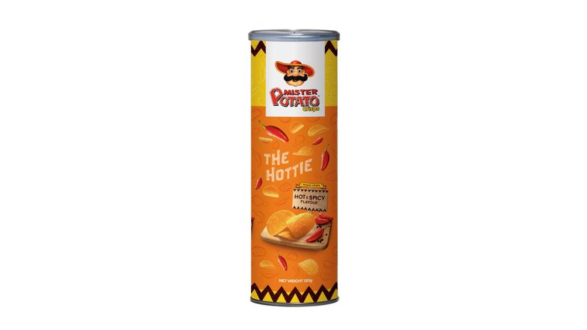 Mister Potato Crisps Hot & Spicy 125g