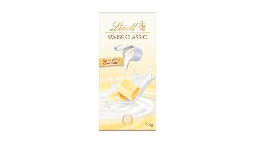 Lindt Swiss Classic White Chocolate 100g