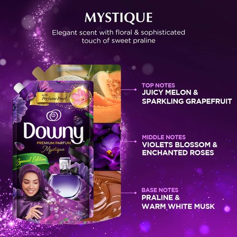 Downy Fabric Softener Refill - Mystique 1.35L