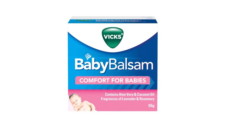 Vicks Baby Balsam Soothing Baby Care Essential Oils 50g