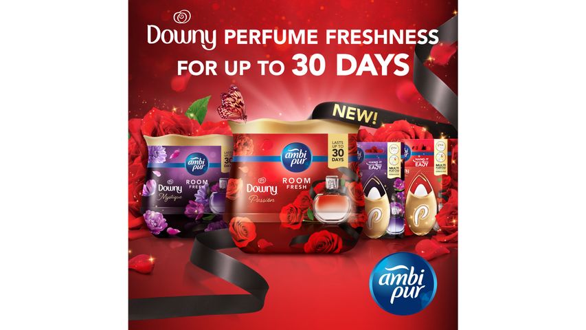 Ambi Pur Room Fresh Gel Downy Mystique Premium Parfum 180 g