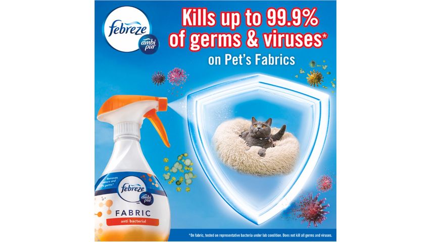 Febreze Fabric Refresher Spray - AntiBacterial 800ml