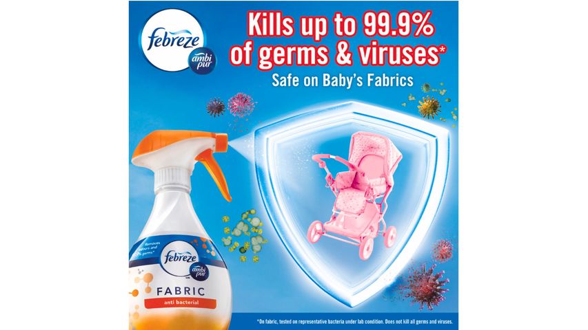 Febreze Fabric Refresher Spray - AntiBacterial 800ml