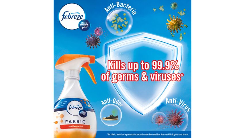 Febreze Fabric Refresher Spray - AntiBacterial 800ml