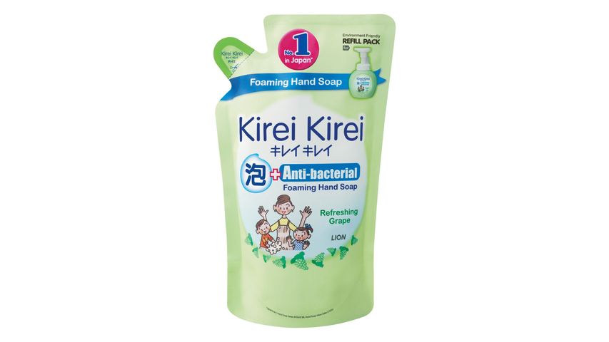 Kirei Kirei Anti-bacterial Foaming Hand Soap Refreshing Grape Refill 200ml