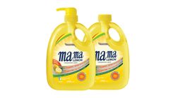 Mama Lemon Dishwashing Liquid 1L Banded with Mama Lemon Gold 1L