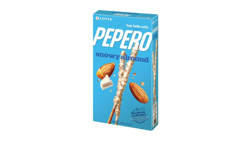 Lotte Pepero Snowy Almond 32g