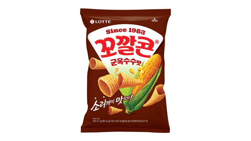 Lotte Kokkal Corn - Grilled Corn 67g