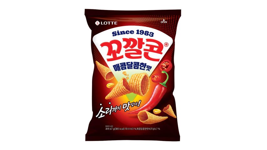 Lotte Kokkal Corn - Sweet & Spicy 67g