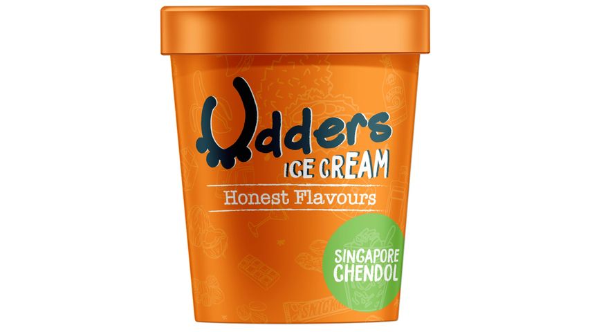 Udders Singapore Chendol Ice Cream Pint 474ml