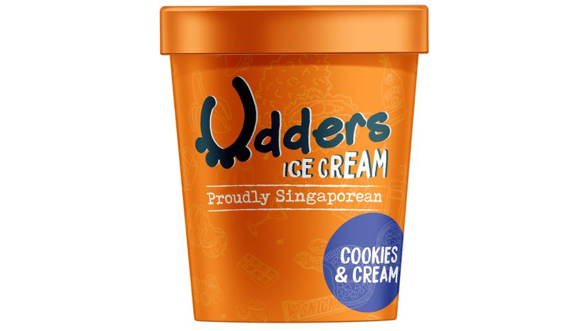 Udders Cookies and Cream Ice Cream Pint 474ml
