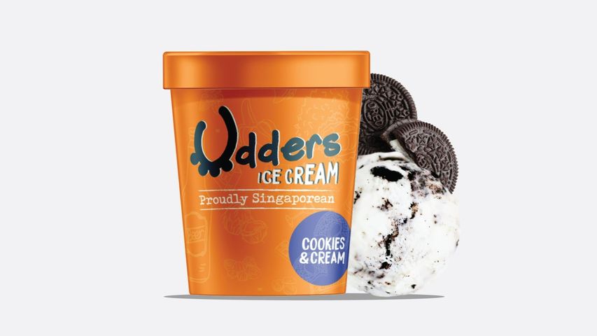Udders Cookies and Cream Ice Cream Pint 474ml