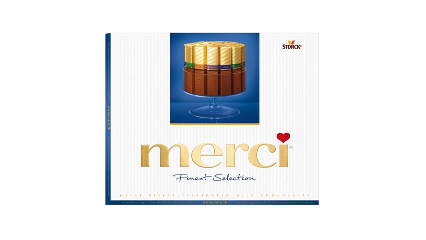 Storck Merci Finest Selection Assorted Milk Chocolates 250g